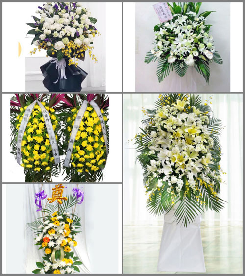 福建三明大田县均溪镇玉田村白事花篮预定