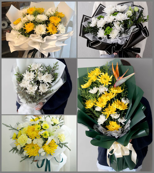 福建三明大田县均溪镇玉田村白事花束代送